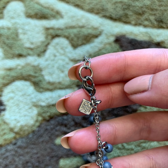 Banana Republic Blue Bead Drop Necklace💧 - Picture 4 of 7